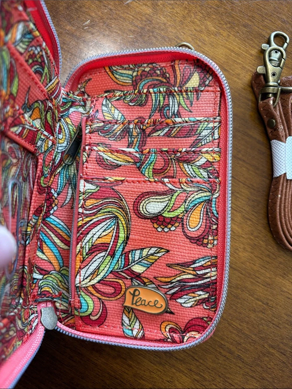 SAK‎ ROOTS WOMENS CROSSBODY PHONE CASE CARD HOLDER